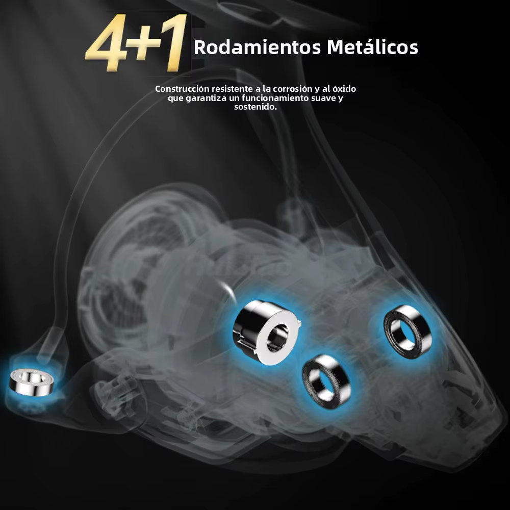 Carrete Giratorio HUIDIAO FC 2500/3000 – Arrastre 10 kg para Lubina y Trucha - imagen 3