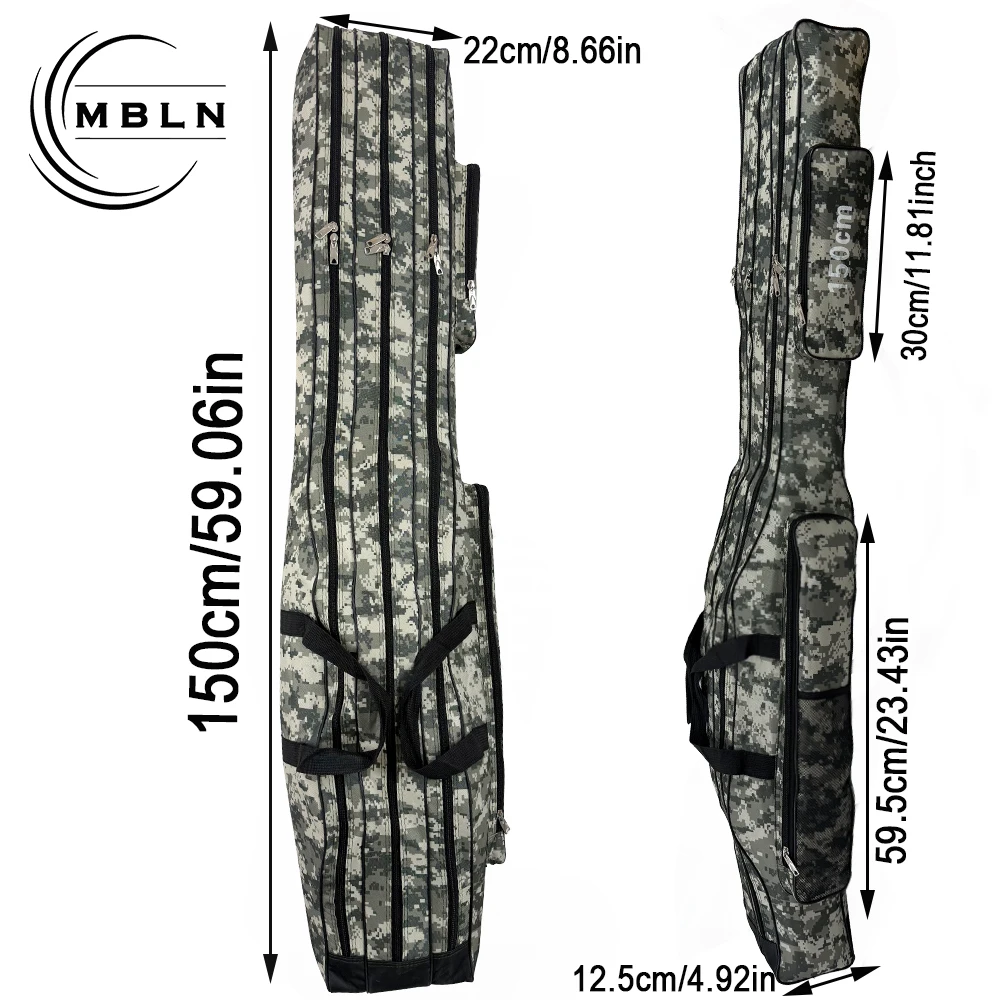 Bolsa de pesca plegable MBLN impermeable, portátil, multiusos - imagen 3