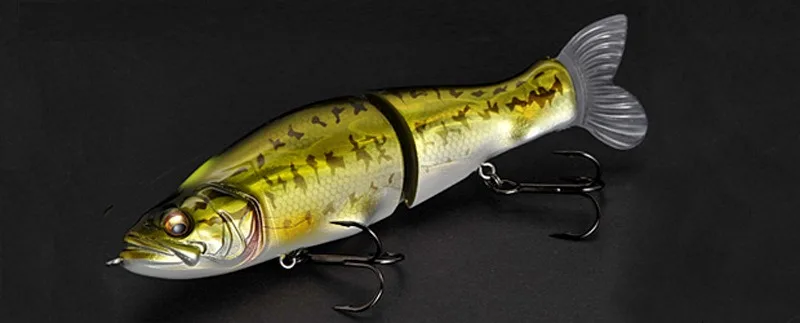 Vista del perfil y acabado del Swimbait