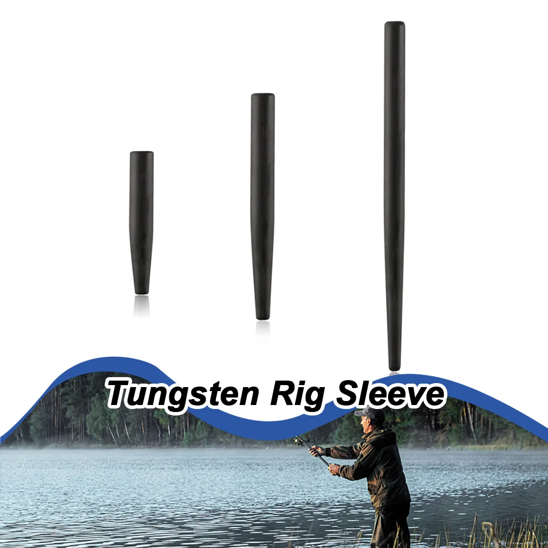 Mangas de tungsteno anti-enredos para carpa feeder, semirrígidas - imagen 5