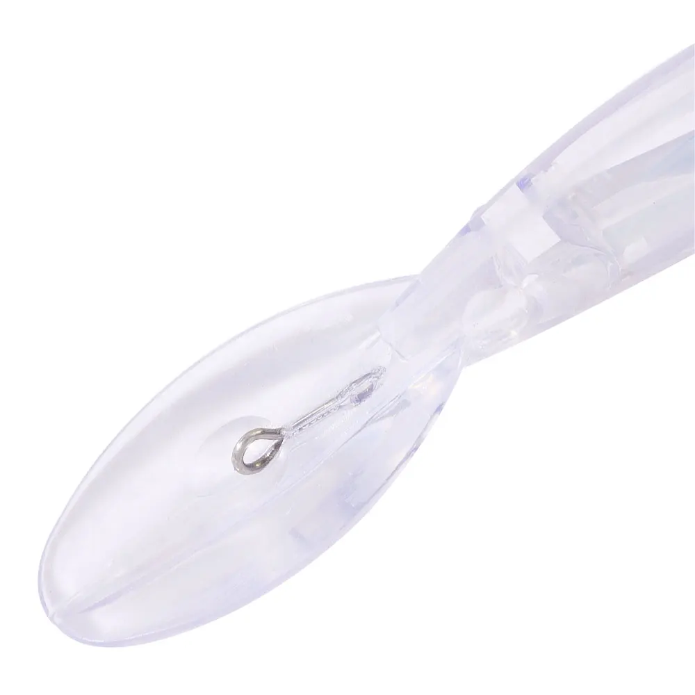 Wobbler Minnow duro transparente sin pintar – señuelo de pesca - imagen 3