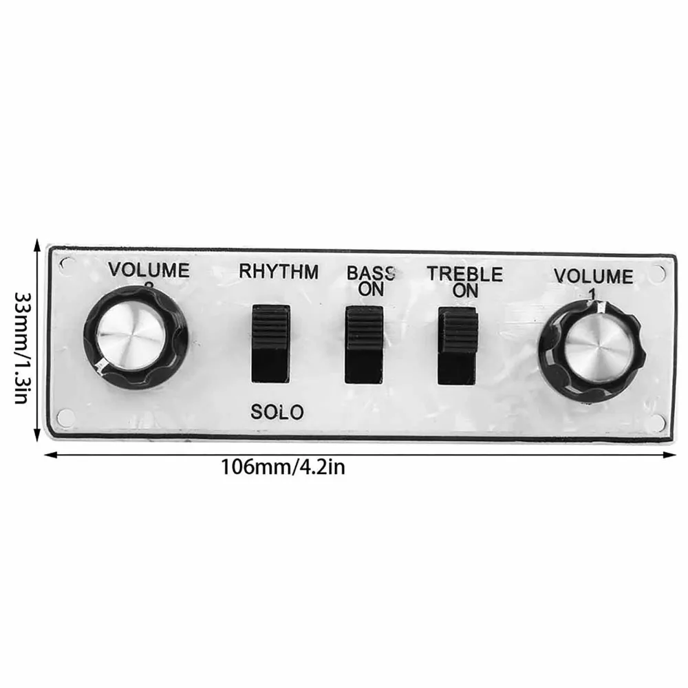 Placa de control precableada para guitarra