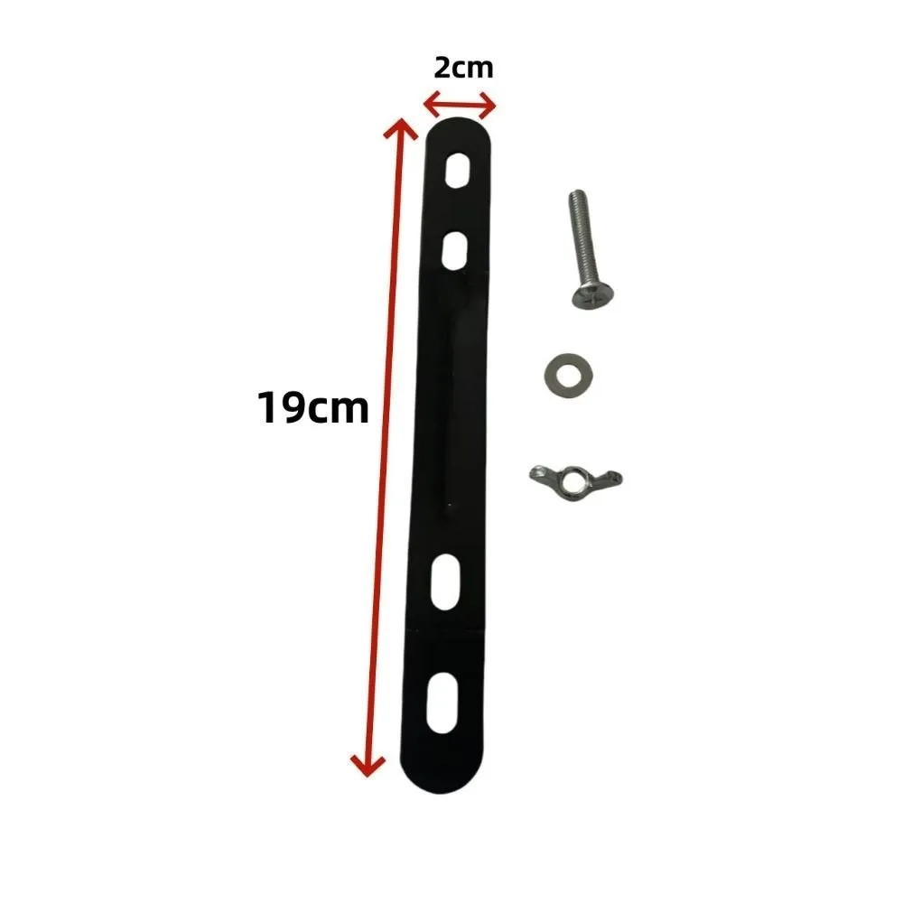 Tornillos metálicos reforzados e-MTB adaptador cesta trasera