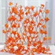 Guirnalda hojas de arce artificiales tipo seda para decoración otoñal - imagen 5