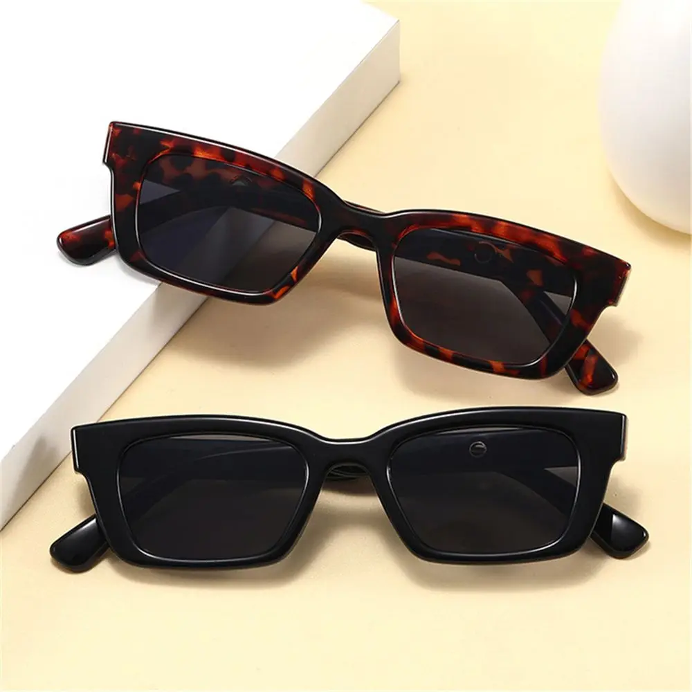 Gafas de sol vintage rectangulares con protección UV400 para mujer - imagen 3