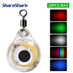 ShareShark Luz LED mini para pesca nocturna de calamares marinos