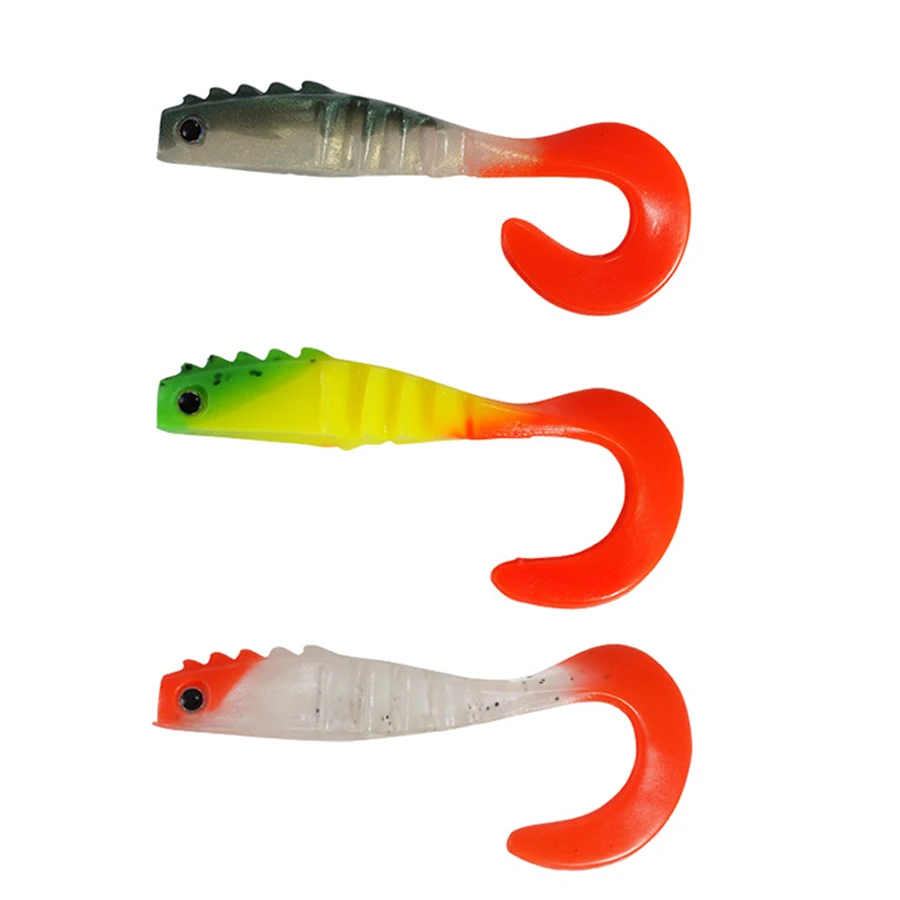 Vinilos flotantes tipo gusano para pesca de lucio y lubina - imagen 3