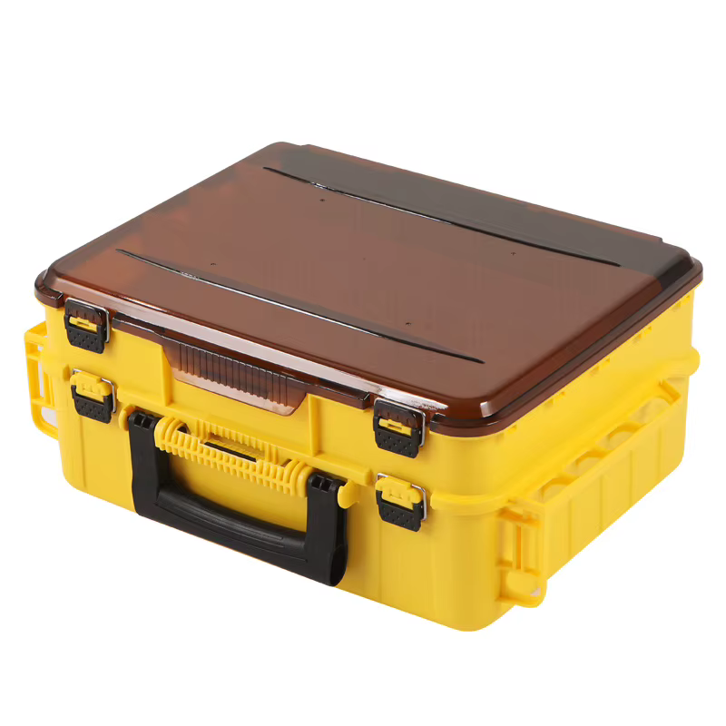 Caja de pesca doble capa portátil – Almacenaje señuelos y accesorios - imagen 2