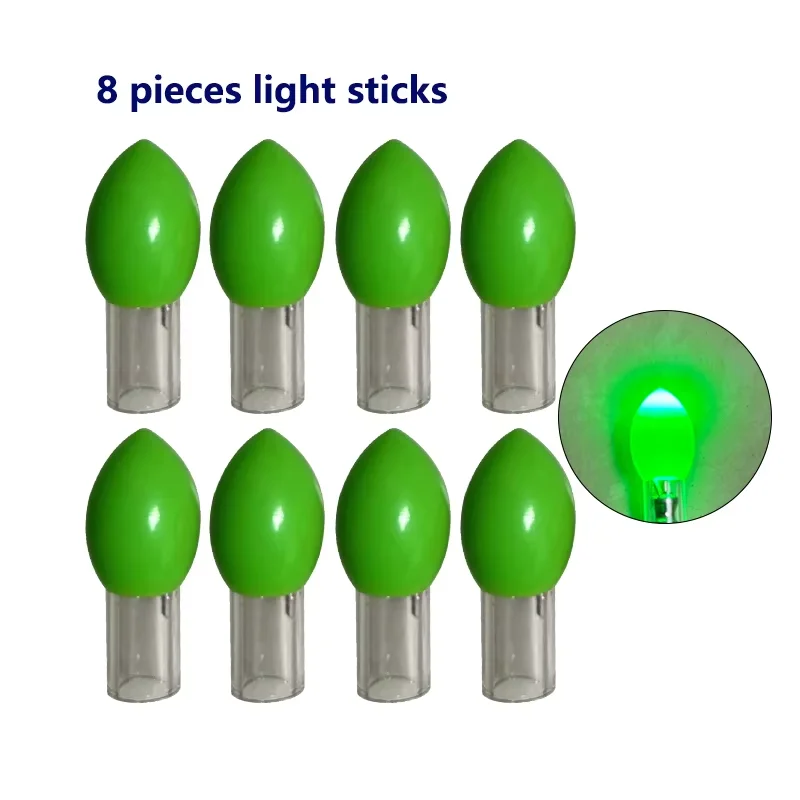 Pack de 8 barras luminiscentes para pesca