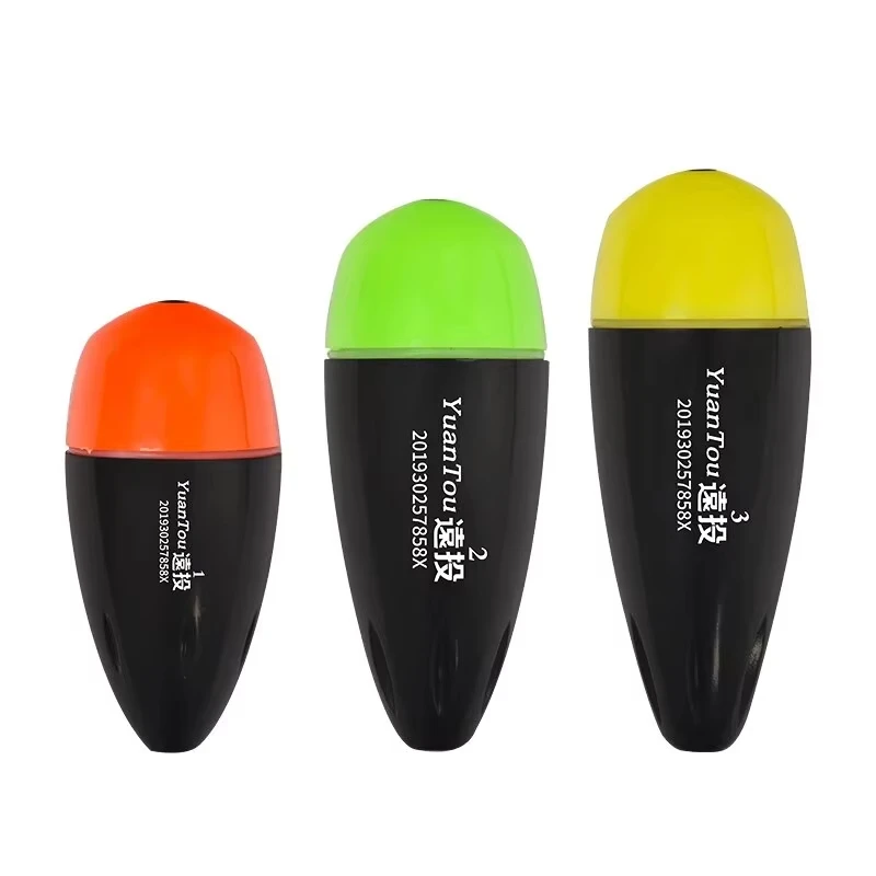 Bobber Flotadores de Pesca Luminosos Impermeables Rojo y Verde - imagen 3