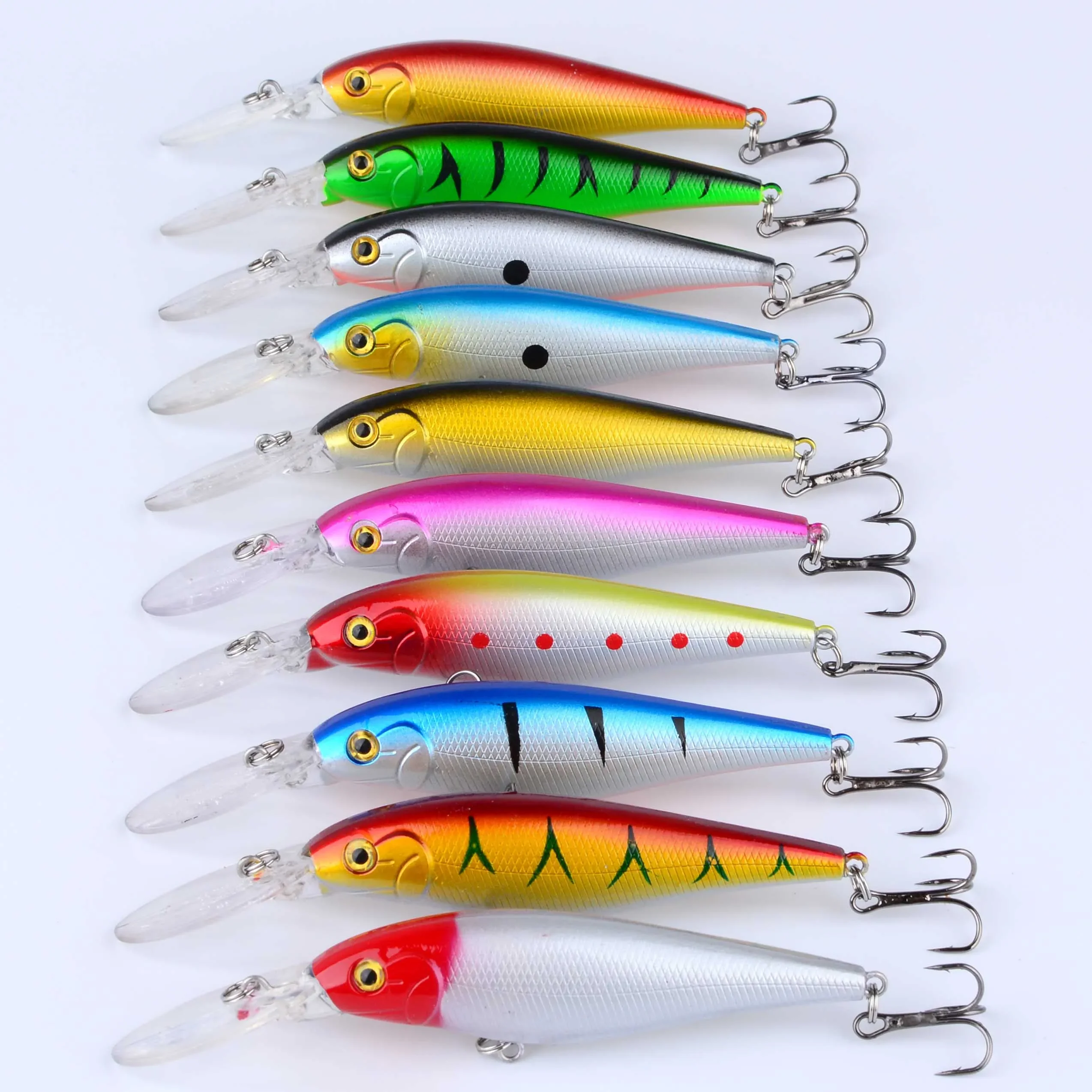 Señuelo Minnow Streak de 10 cm y 8.5 g, con anzuelo