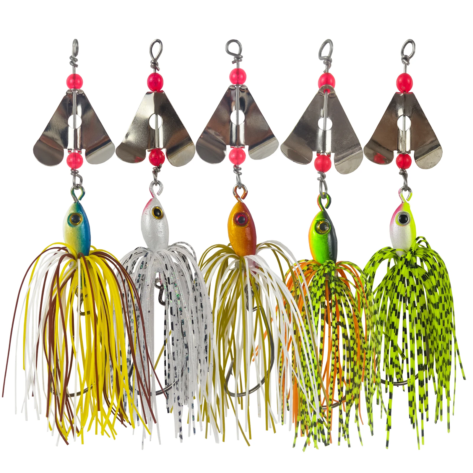 Señuelos giratorios metálicos para trucha agua salada Free Fisher - imagen 4