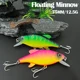 Señuelo flotante minnow wobbler largo alcance para lubina, lucio y trucha