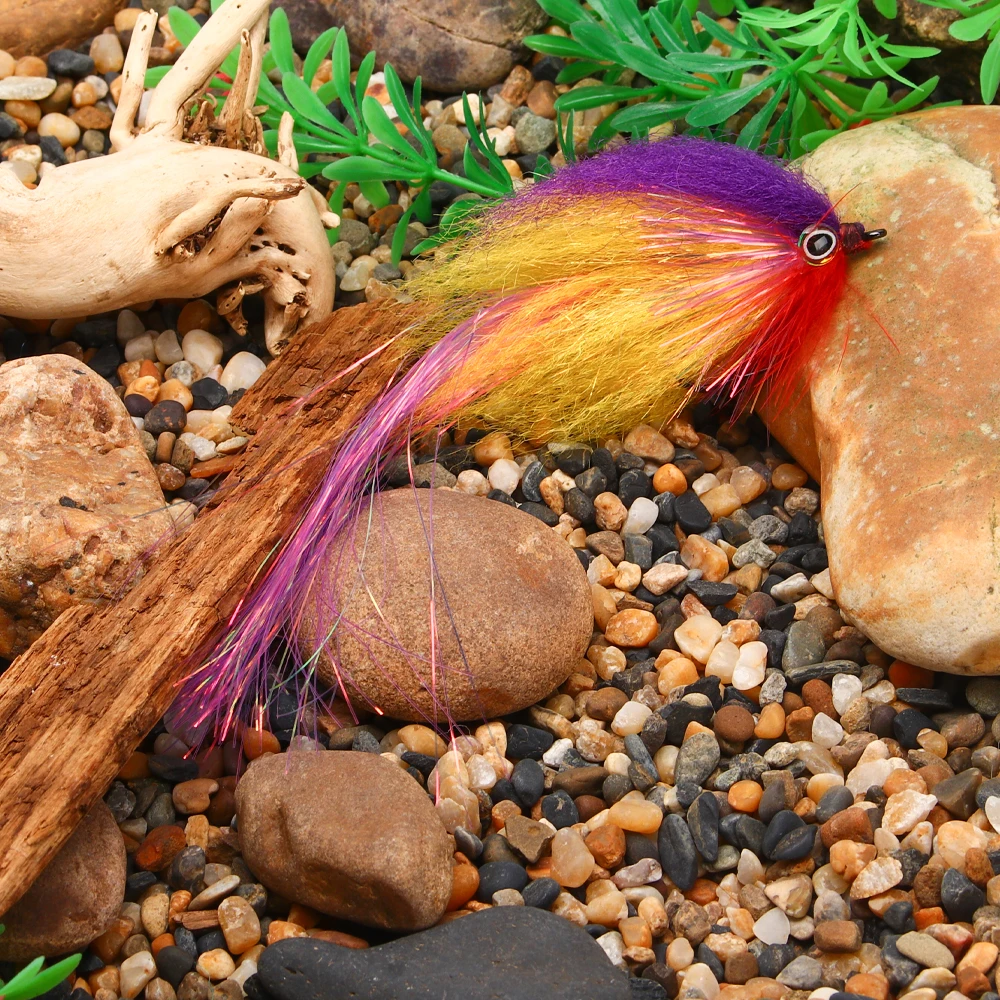 Vtwins Big Streamer streamer para trucha y lubina, cebo almizclado - imagen 5