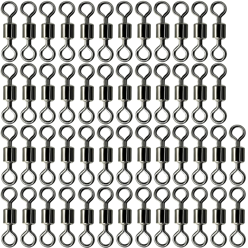 Swivel giratorio de latón – Eslabón rotativo resistente para pesca - imagen 3