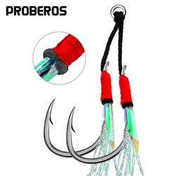 Anzuelos de pesca alto carbono Proberos para agua salada – púa
