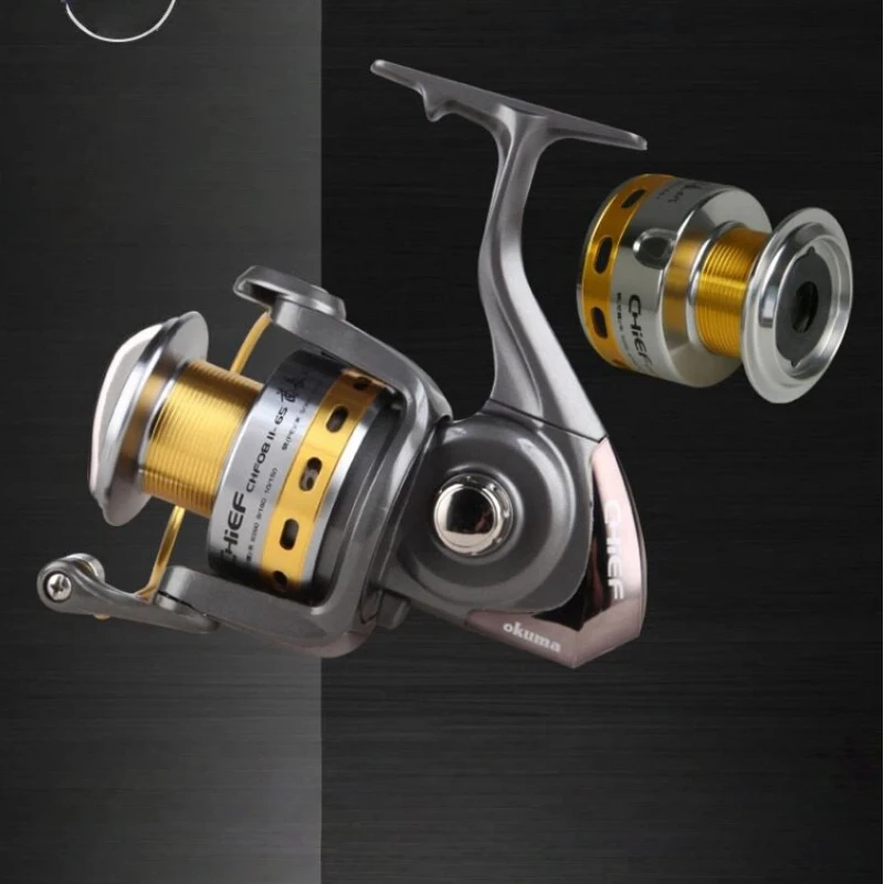 Carrete de pesca Okuma de lanzamiento largo para agua salada y roca - imagen 3