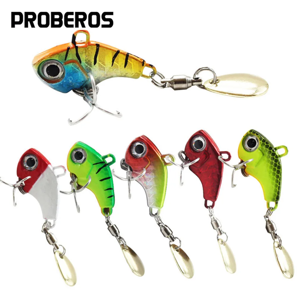 VIB Metal Jigging Spoon Slow Sinking para lucio y black bass