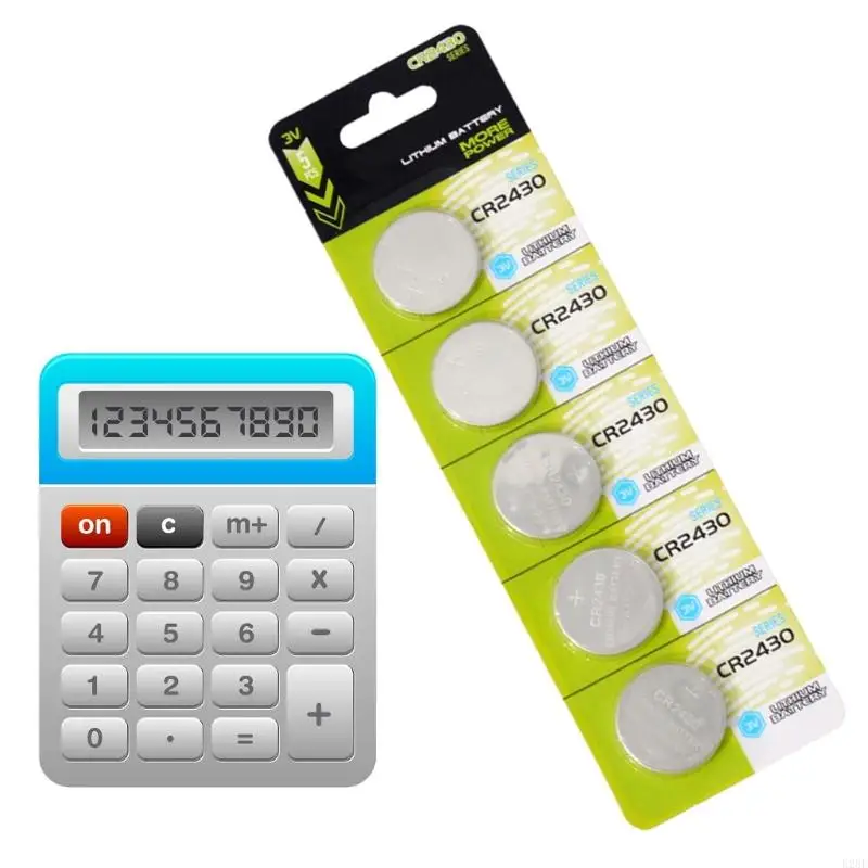 Pila CR2430 litio 3V – Batería botón para electrónica de pesca - imagen 5