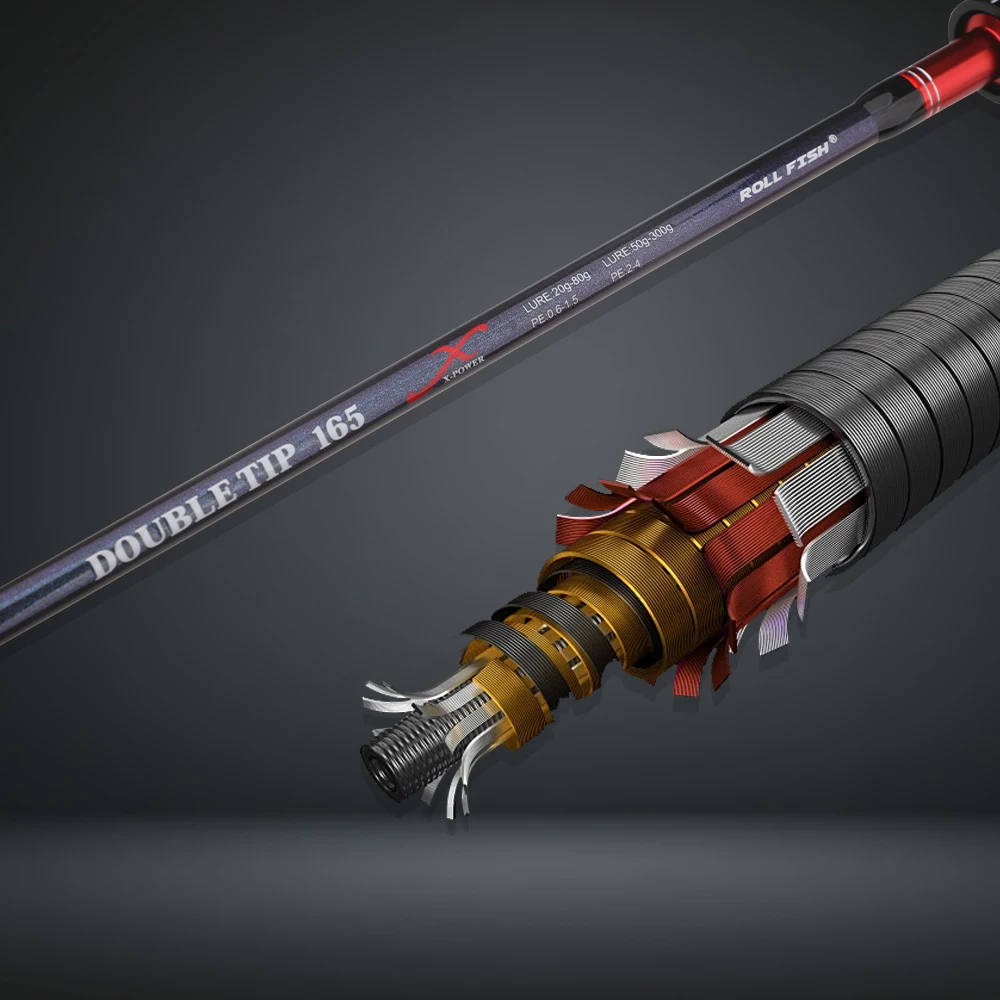 Caña de calamar ROLLFISH – Carbono ultraligero para alta mar - imagen 2