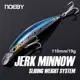 NOEBY Jerkbait Minnow de hundimiento para lubina con peso deslizante - imagen 2