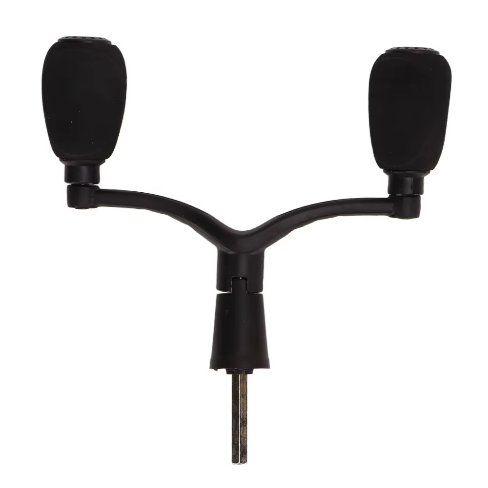 Carrete de pesca aluminio doble manivela – Negro mate ligero - imagen 5