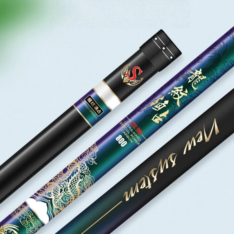 Caña ultraligera de carbono para pesca con cebo en ríos y mar - imagen 2