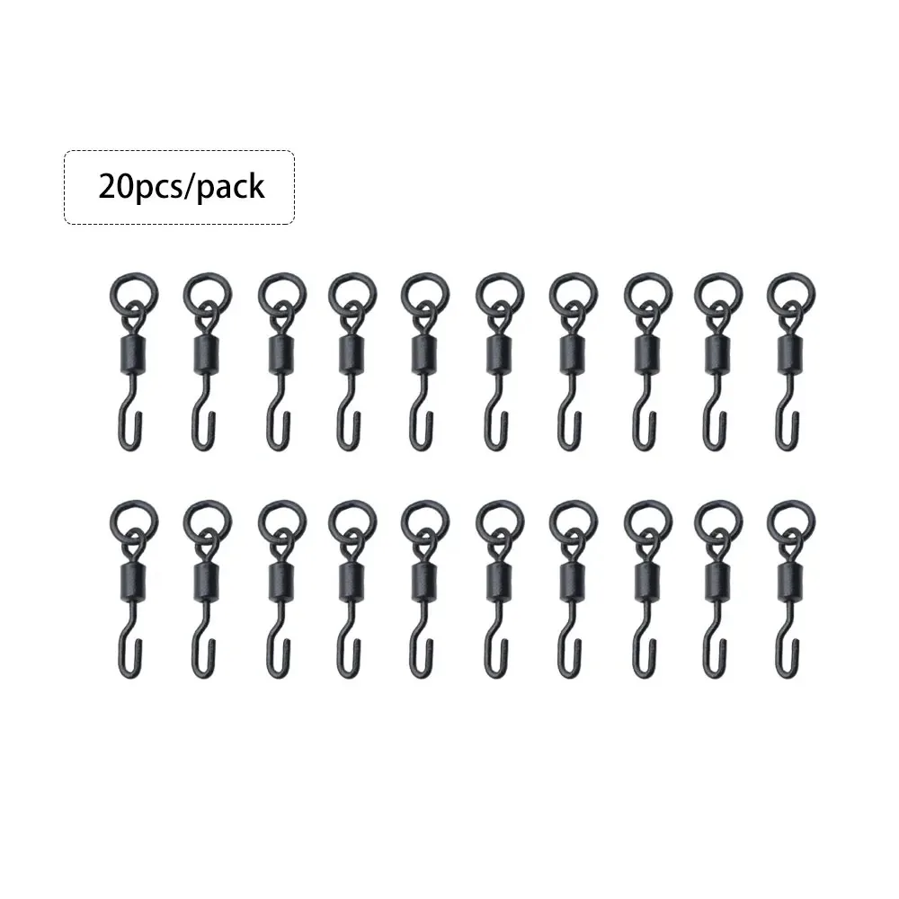 Anzuelos giratorios de cambio rápido extra fuertes para hair rig carpa