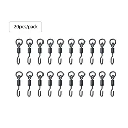 Anzuelos giratorios de cambio rápido extra fuertes para hair rig carpa
