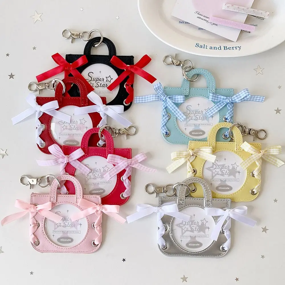 Portafoto INS PU con lazo de cinta para fotos y protector de insignias - imagen 5