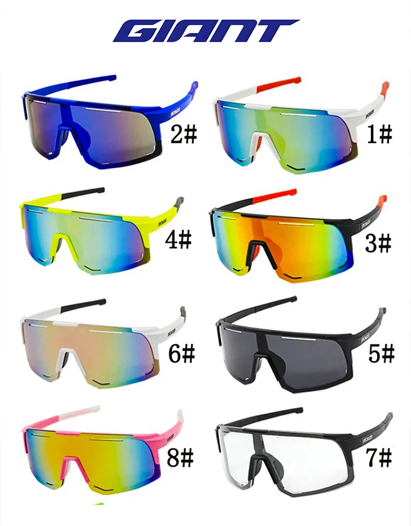 Gafas de sol gigantes para ciclismo en ruta de montaña