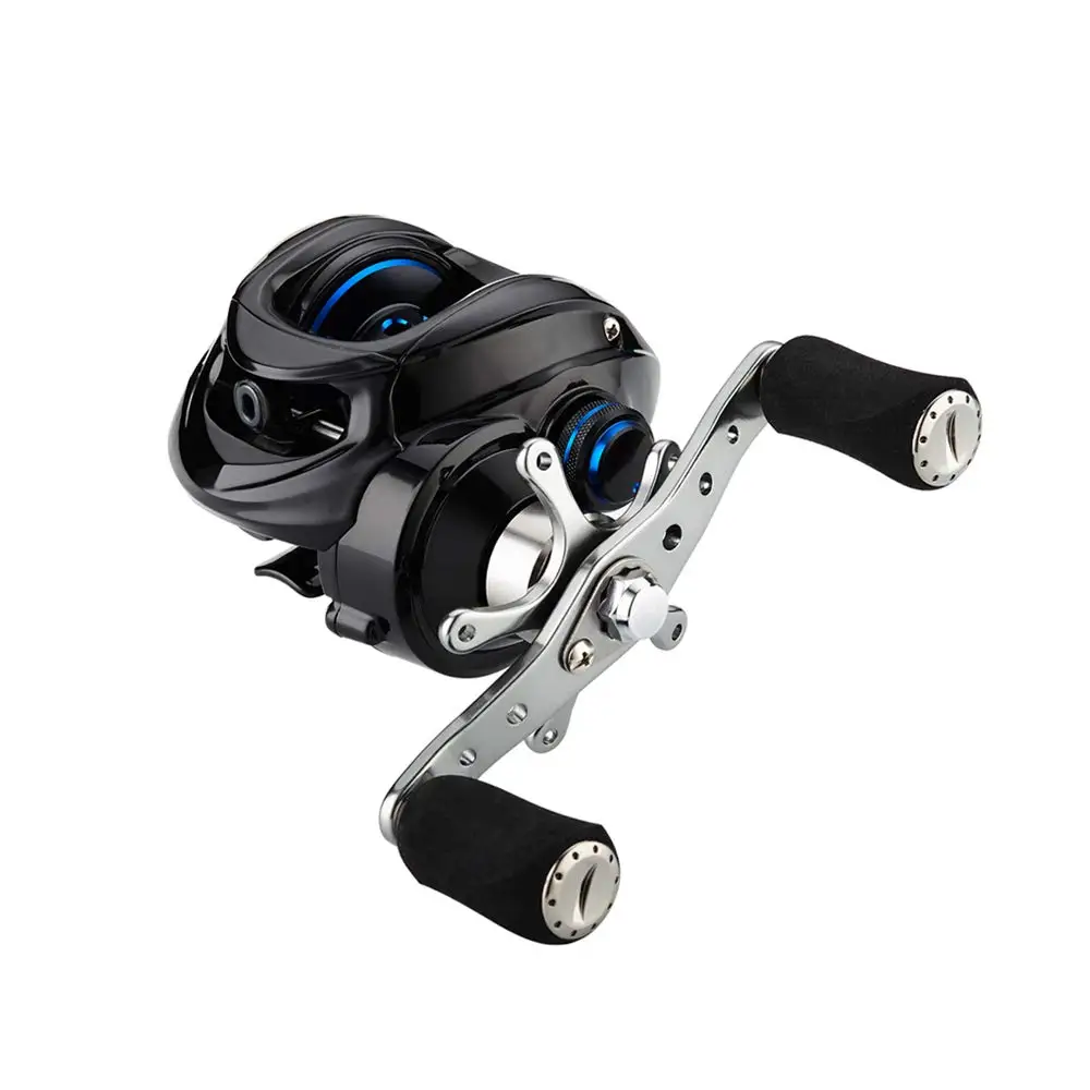 Fishdrops carrete baitcasting ultraligero freno magnético suave