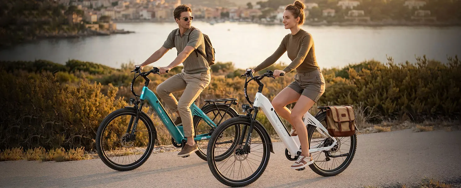 Bicicleta eléctrica TTGO C5 en detalle