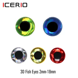 Ojos 3D Holográficos Icerio para Streamer y Moscas de Pesca