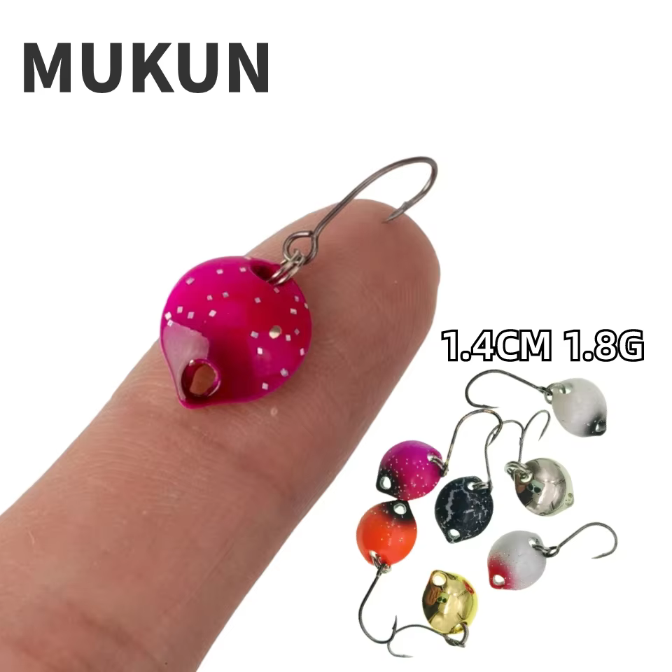 Mukun Spinnerbait mini multicolor – Señuelo artificial para pesca