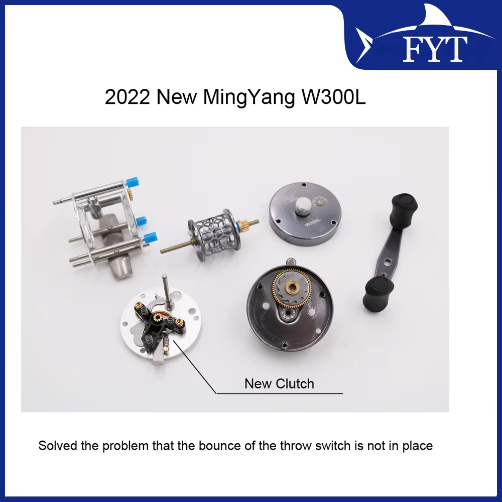 MingYang W300L – Carrete de baitcasting centrífugo para señuelos pequeños - imagen 5