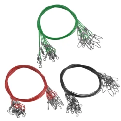 Leader acero inoxidable con giratorios – Terminal de pesca para depredadores