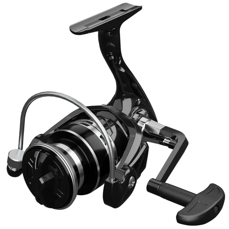 Carrete giratorio profesional para pesca en agua dulce y salada