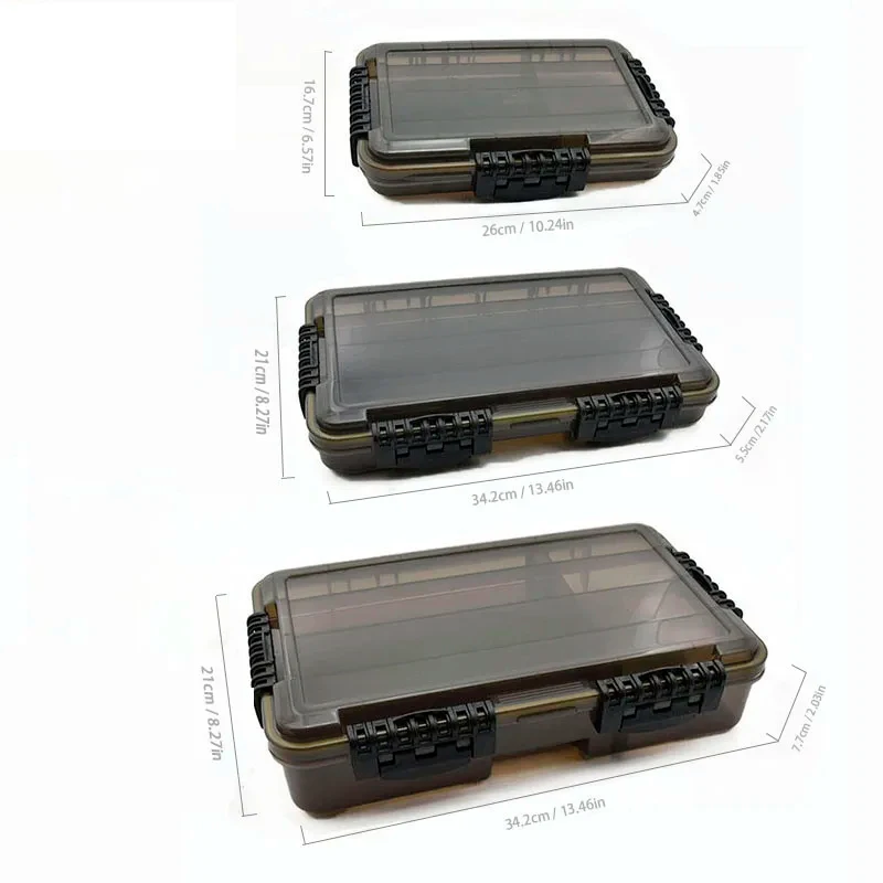 Caja de pesca impermeable gran capacidad con organización segura - imagen 4