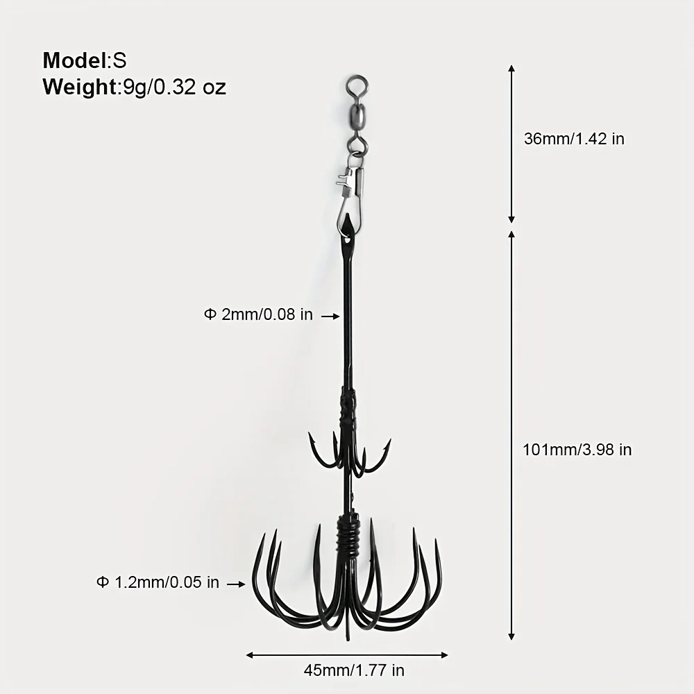 Jig doble de calamar para pulpo y pesca en mar - imagen 2