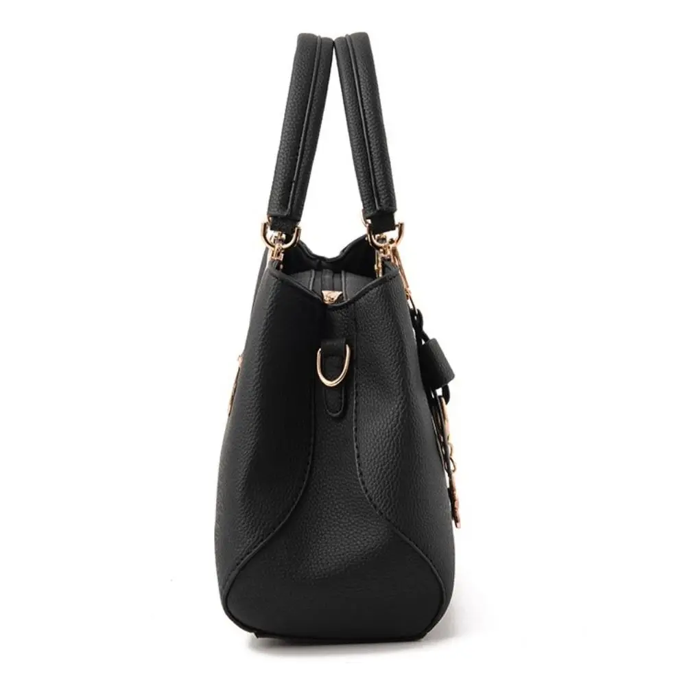 Bolso bandolera cuadrado de cuero PU para mujer, gran capacidad - imagen 4