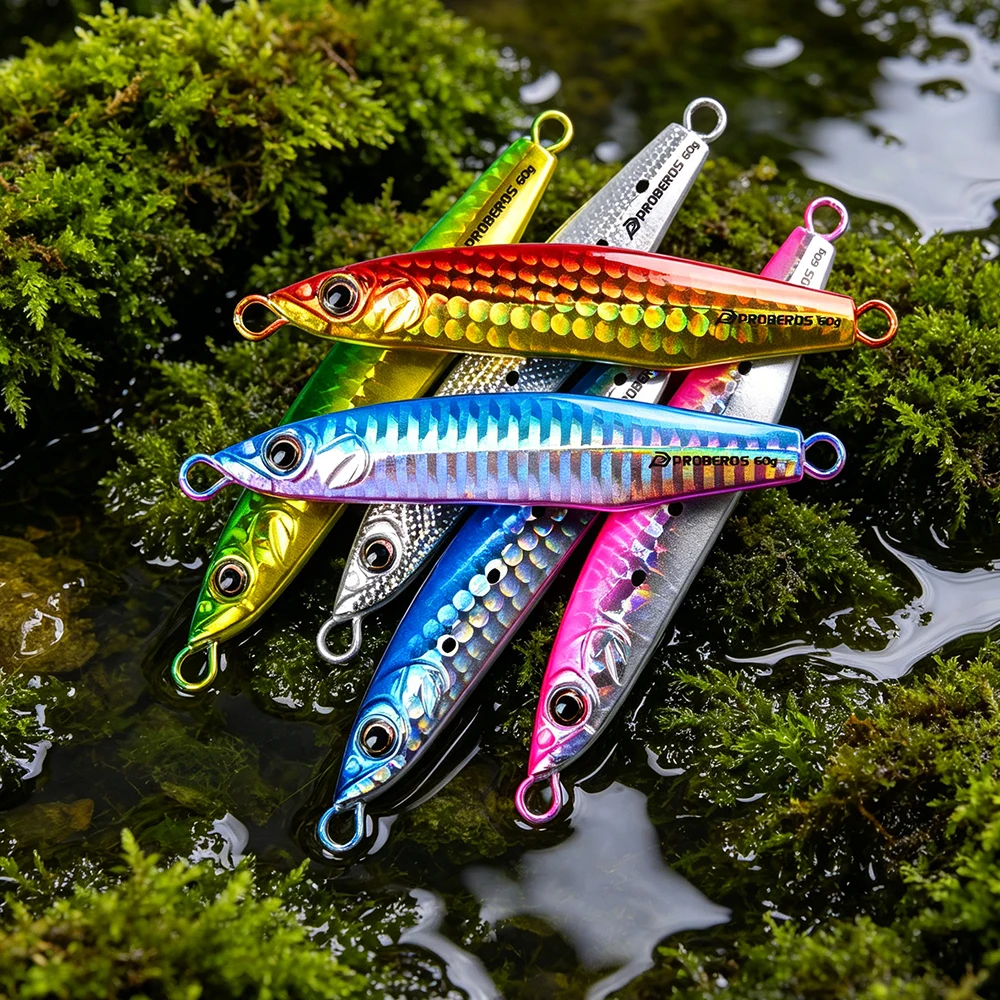 Señuelo jig metálico Proberos Coso – hundimiento lento alta mar