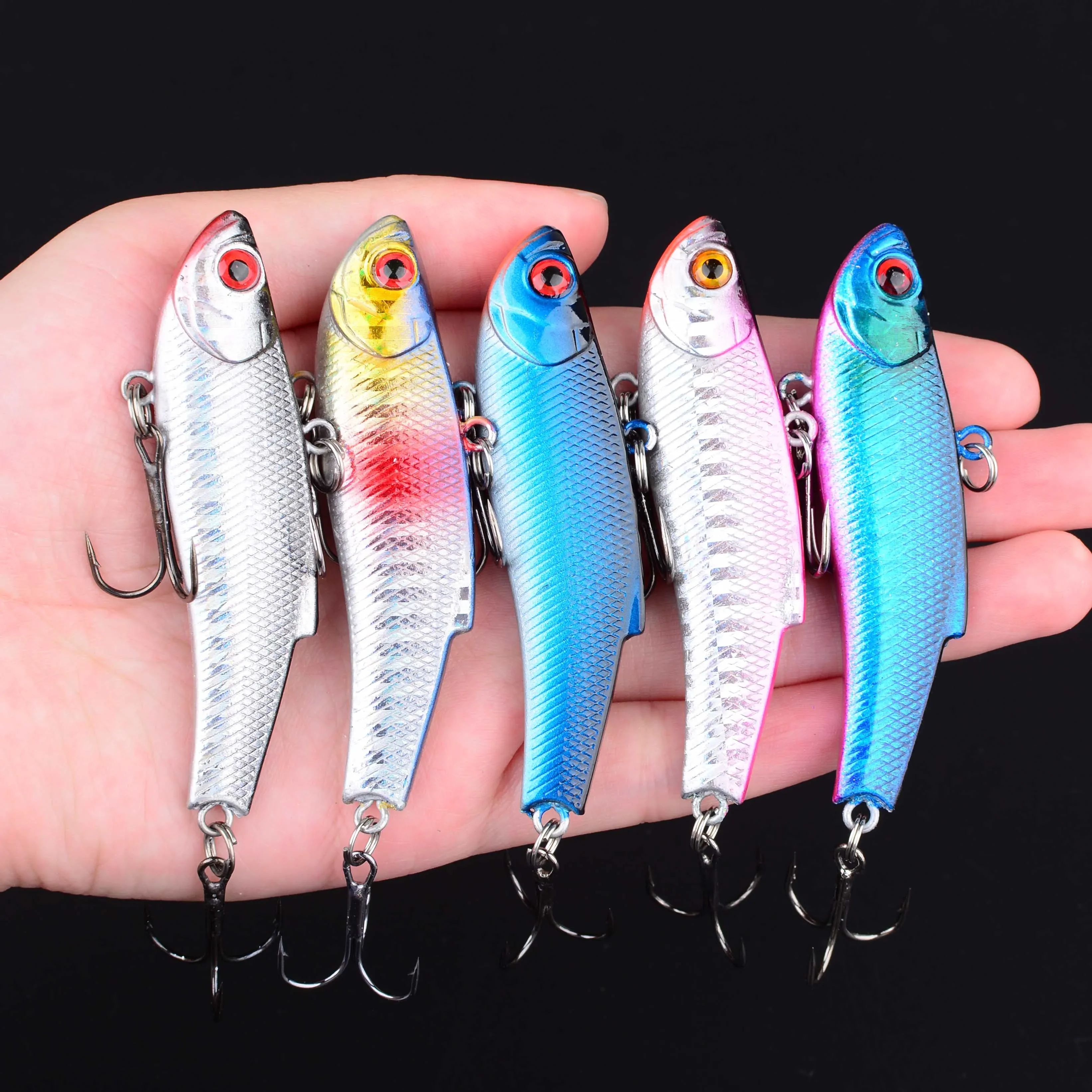Aplicación del señuelo en pesca de invierno