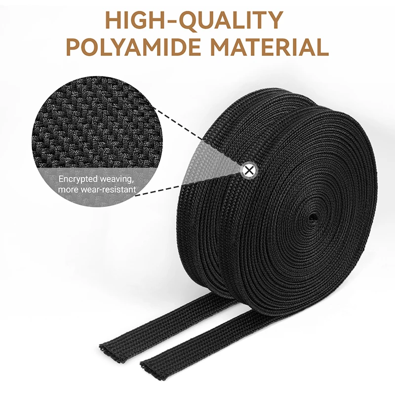 Funda trenzada para cable con cubierta expandible de poliamida - imagen 2