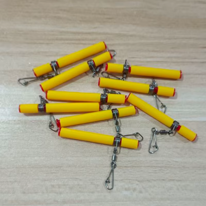 Anzuelos antibobinado para pesca de mar – Cabeza negra y amarilla - imagen 3