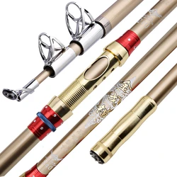 Caña Telescópica Olta Carbono – Ultraligera y resistente para pesca