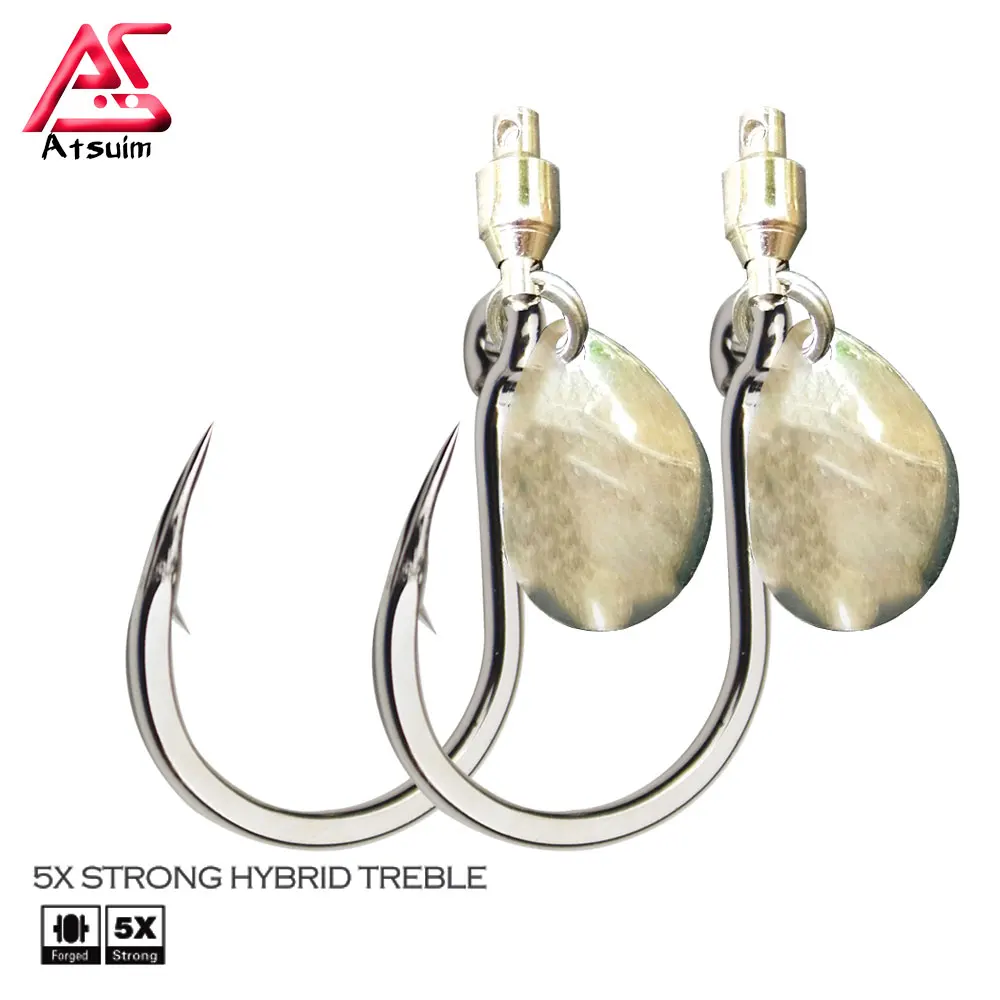 Anzuelos Treble BKK Inox Jigging Rápido
