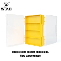 W.P.E Caja de Señuelos para Pesca Doble Cara Lubina y Swimbaits