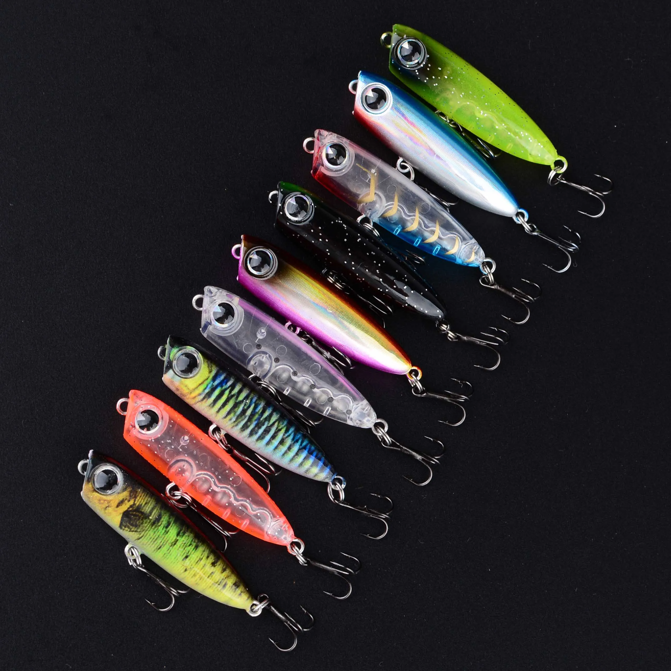 Wobblers Minnow de hundimiento lento para trucha y lubina - imagen 4