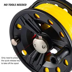 Carrete de Mosca Goture Aluminio para Trucha – 5/6 a 7/8 wt